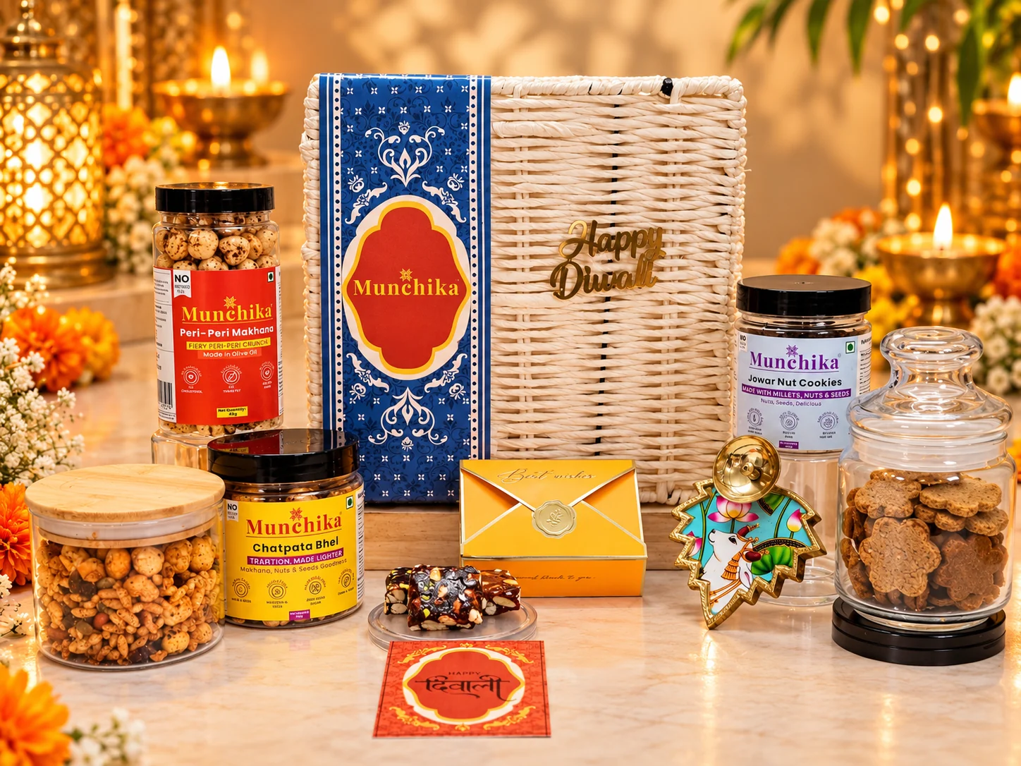 Virasat Anand Diwali hamper, front view